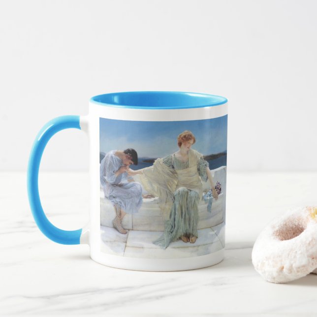 Frag mich nicht mehr von Sir Lawrence Alma Tadema Tasse (Mit Donut)