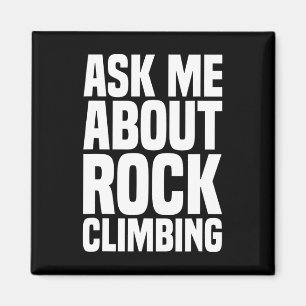 Frag mich über Bouldering für Boulderer Magnet