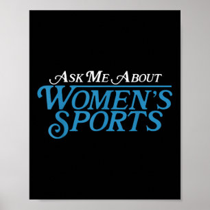 Frag mich über Frauensport Poster