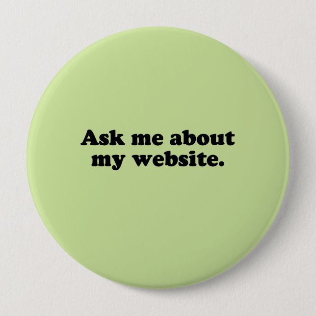 FRAG MICH ÜBER MEINE WEBSITE BUTTON (Vorderseite)