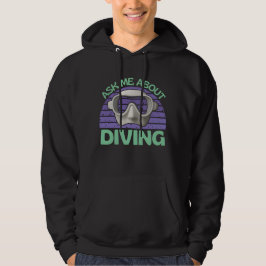 frag mich über Tauchen Hoodie