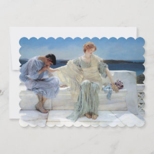 Frag mir nicht mehr, Alma Tadema, Hochzeit Einladung