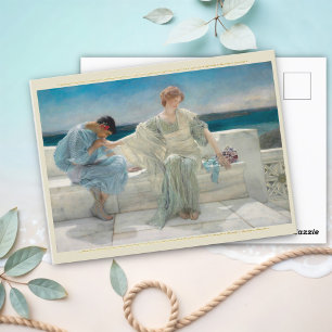 Frag mir nicht mehr, Lawrence Alma-Tadema Postkarte