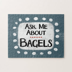 Frag mir über Bagels Jigsaw Puzzle