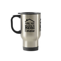 Frag mir über echte Anwesen-Reisen Mug