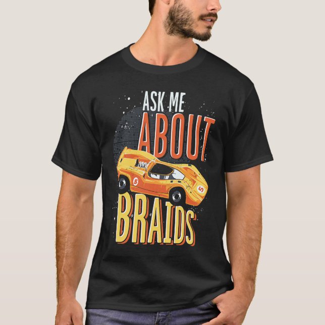 Frag mir über Gehirne T-Shirt (Vorderseite)
