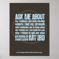 Frag mir über IBD Empowerment Athlete Poster
