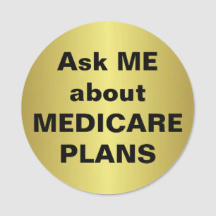 Frag MIR über MEDICARE PLANS Namensschild