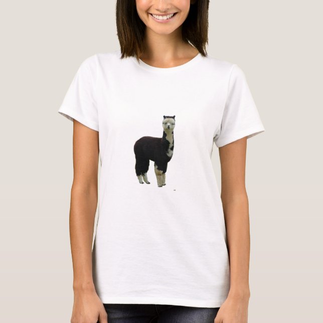 Frag mir über meine Alpacas T-Shirt (Vorderseite)