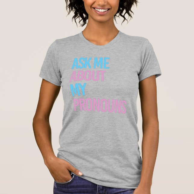 Frag mir über meine Aussprache T-Shirt (Vorderseite)