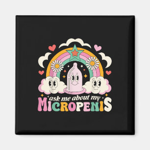 Frag mir über meinen Micropenis Funny Iadu Magnet