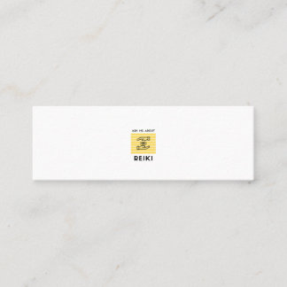 Frag mir über Reiki Telefonnummerkarte