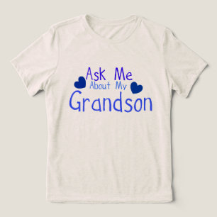 Frag mir von meinem Enkel! Tri-Blend Shirt