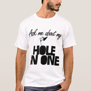 Frag mir von meinem Loch in einem lustigen Golf T-Shirt