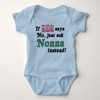 Frag Nonna einfach Baby Strampler