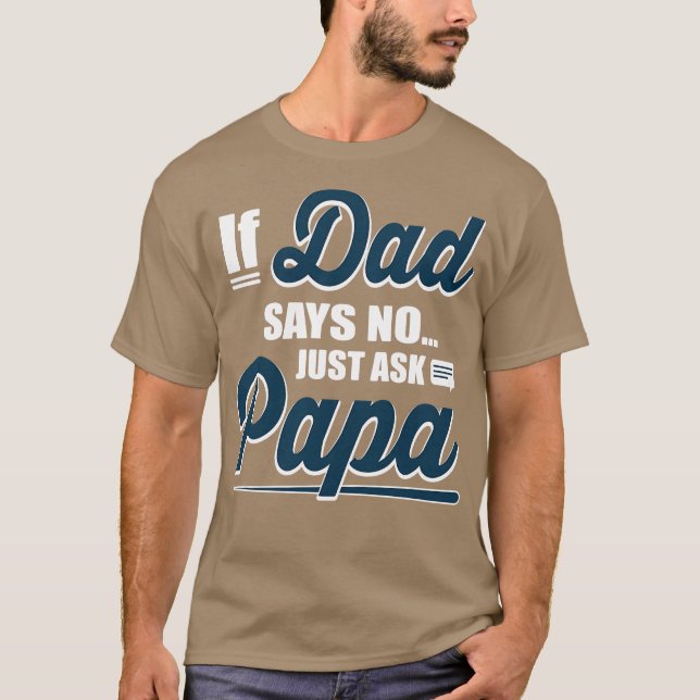 Frag Papa T-Shirt (Vorderseite)