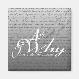 Frag, Seek, Knock - Frag und suche dann die Antwor Magnet