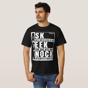 frag-Suche-Klopfen-T - Shirt