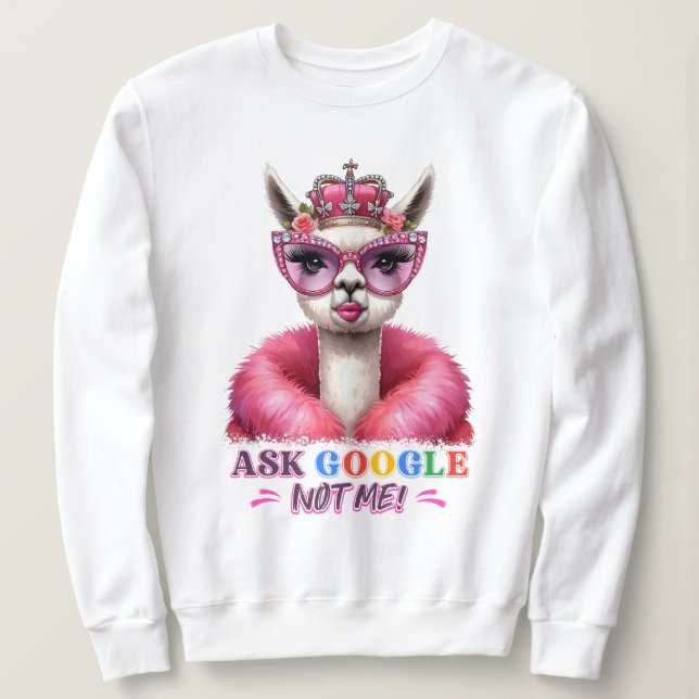 Frag Sweatshirt (Design vorne)