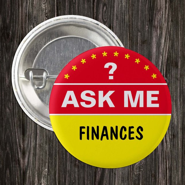 Frag über FINANZEN - personalisierter Text Button (Von Creator hochgeladen)