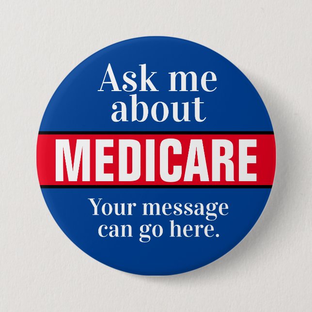Frag über Medicare Button (Vorderseite)