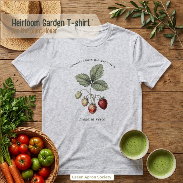 Fragaria Vesca Erdbeere Botanischer Garten  Tri-Blend Shirt (Von Creator hochgeladen)