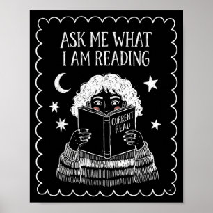 Frage den lesenden Büchern liebt Bibliothekar was Poster