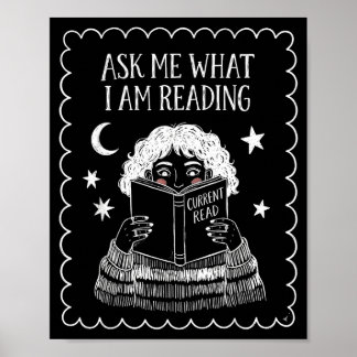 Frage den lesenden Büchern liebt Bibliothekar was Poster