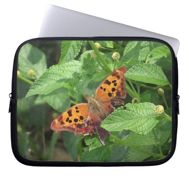 Frage Mark Butterfly auf Lantana Laptop Bag Laptopschutzhülle (Vorderseite)