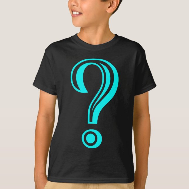 Frage Mark Chiseled T-Shirt (Vorderseite)