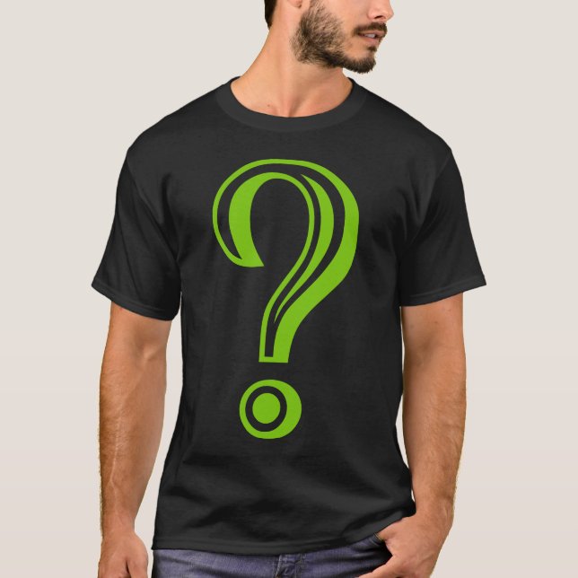 Frage Mark Chiseled T-Shirt (Vorderseite)
