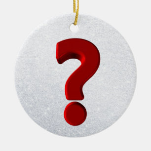 Frage Mark Ornament