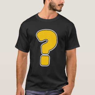 Frage Mark Slogan Costume T-Shirt