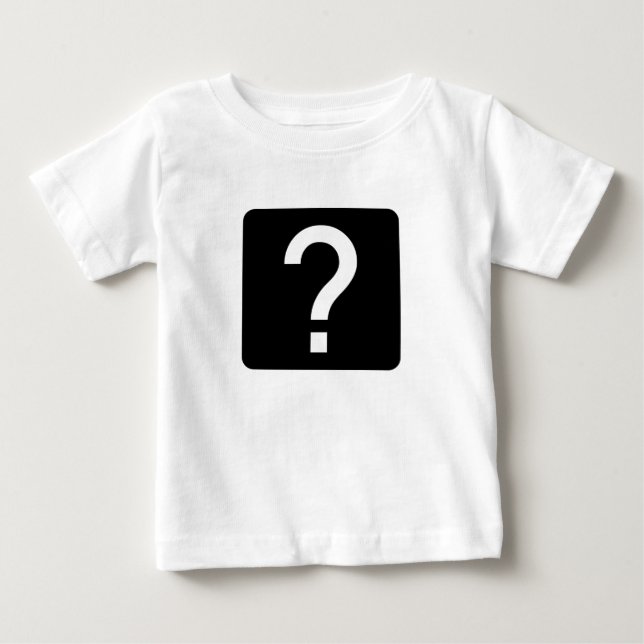 Frage-Markplatz-Panel Baby T-shirt (Vorderseite)