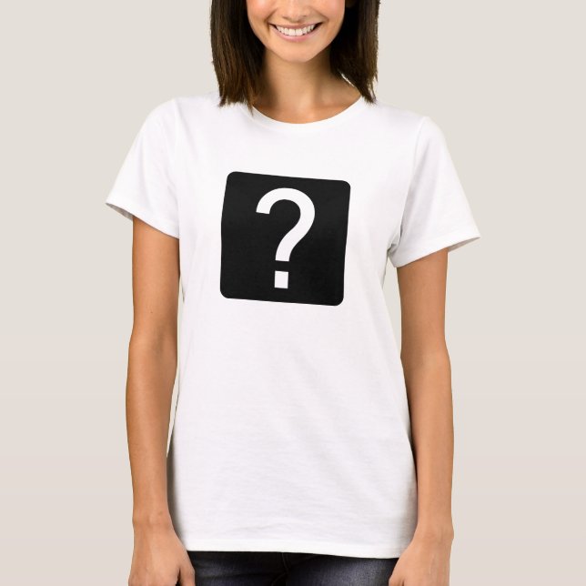 Frage-Markplatz-Panel T-Shirt (Vorderseite)