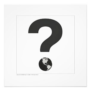 FRAGE MARKUP FOTODRUCK