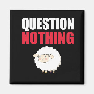 Frage Nichts Schaf Magnet
