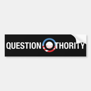 Frage O-thority Autoaufkleber