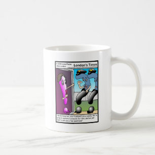 Frage Polizei Lustiger Cartoon Geschenke & T-Shirt Kaffeetasse