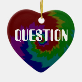 FRAGE REALITÄT KERAMIK ORNAMENT