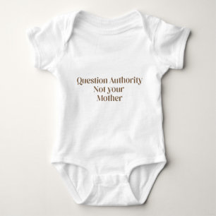 Fragebehörde Nicht Ihr Baby Bodysuit Baby Strampler