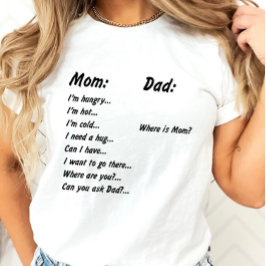 Fragen an Mama und Papa T - Shirt