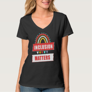 Fragen der Einbeziehung besondere Bildung Autismus T-Shirt