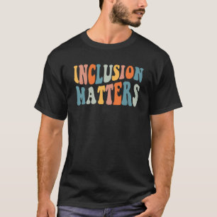 Fragen der Einbeziehung besondere Bildung Autismus T-Shirt