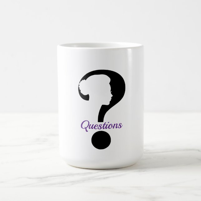 Fragen Kaffeetasse (Mittel)