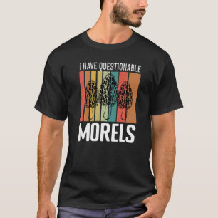 Fragen nach Morels Retro Wild Mushroom Mycology T-Shirt