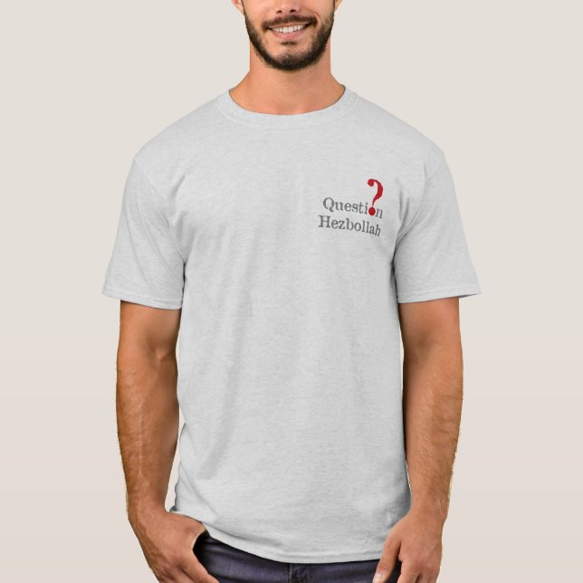 Fragen-Rot T-Shirt (Vorderseite)