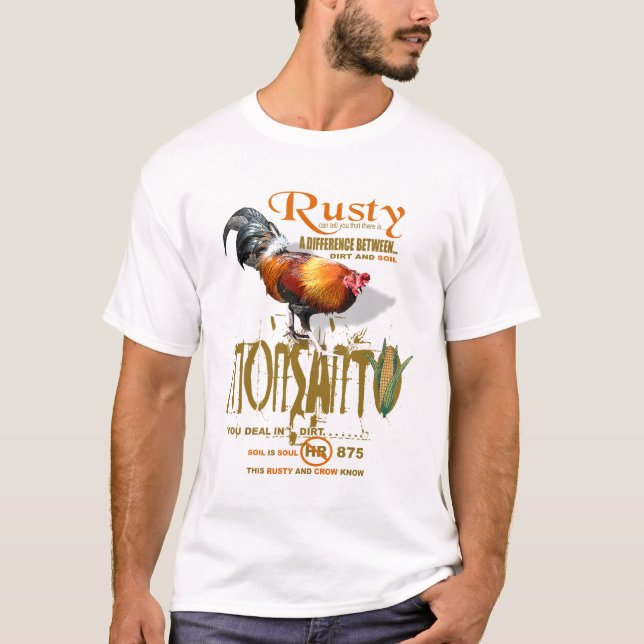 fragen Sie einfach rostiges T-Shirt (Vorderseite)