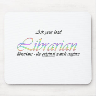 Fragen Sie Ihren lokalen Bibliothekar Mousepad