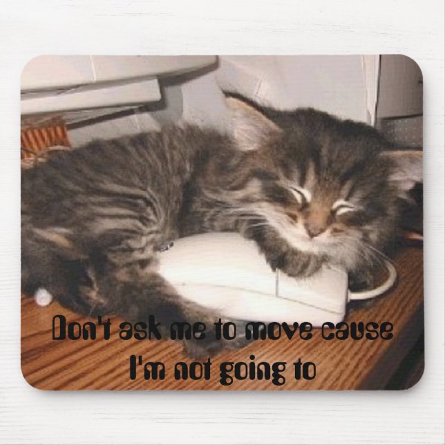 Fragen Sie mich nicht zur Bewegungsursache, die Mousepad (Vorne)